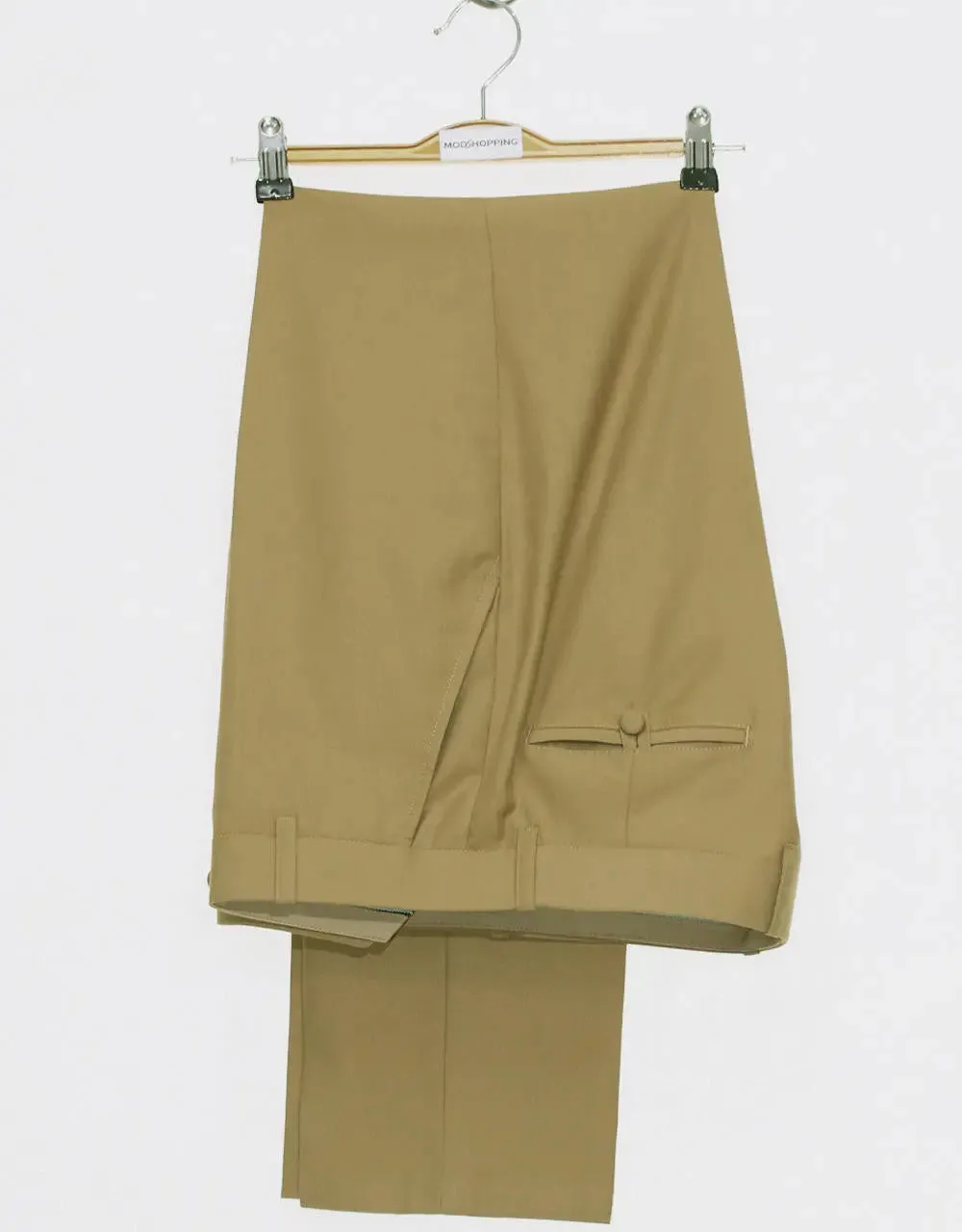 60s Style 3 Button Khaki Men | Jacket 38R& 32/32 Trouser