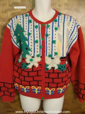 80s Sytle Horrible Ugly Christmas Sweater