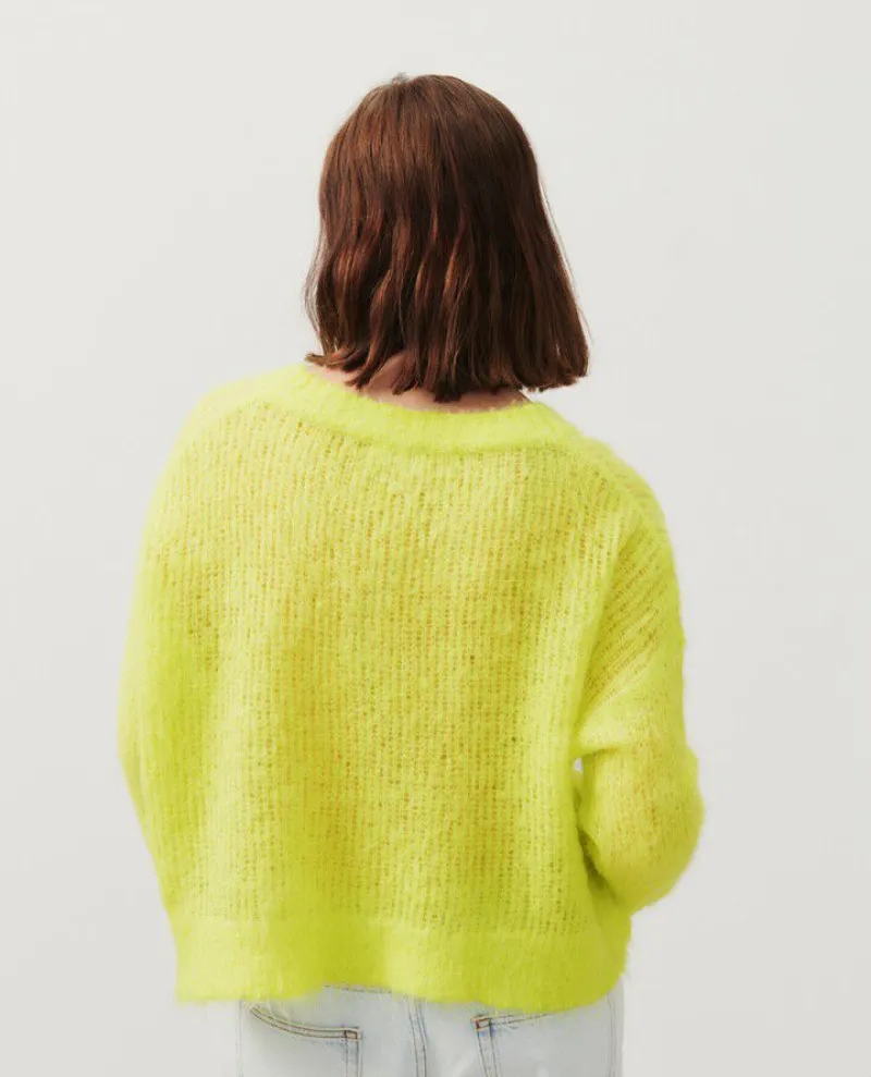 American Vintage Bymi Fluro Yellow Knit