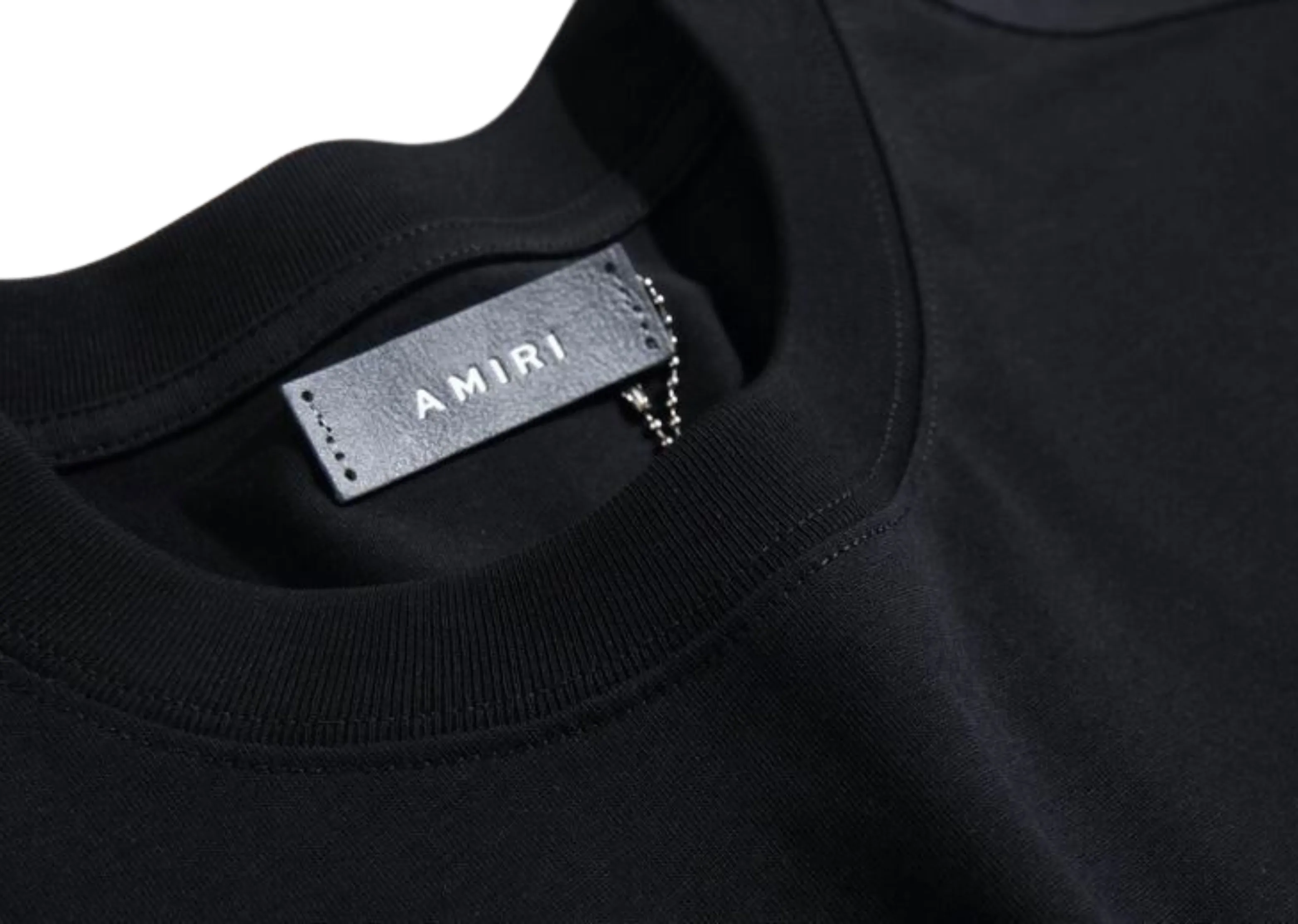 Amiri - Printed Design Logo Black T-Shirt