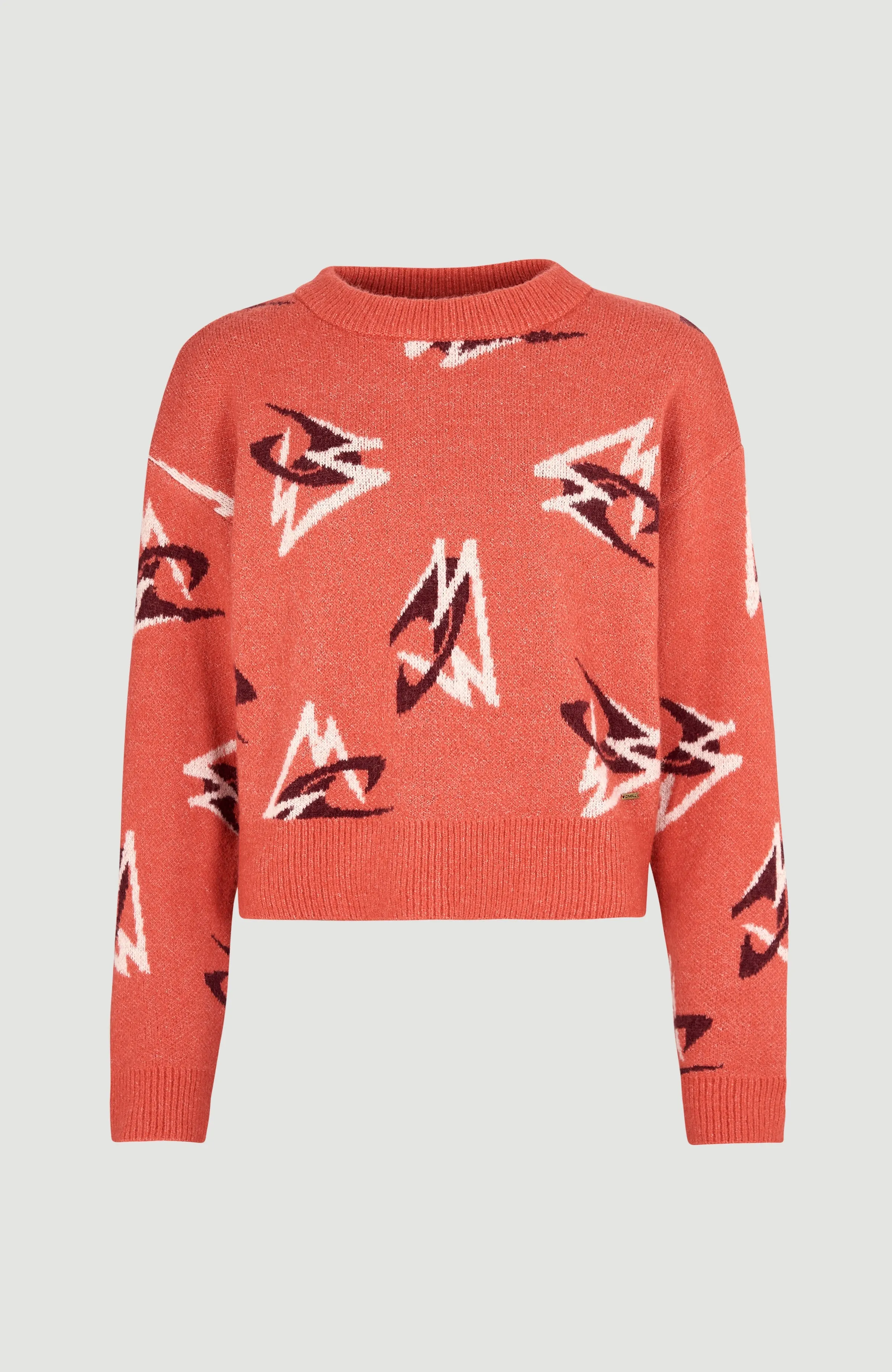 Anchorage Knit Pullover | Red Knit Mountains