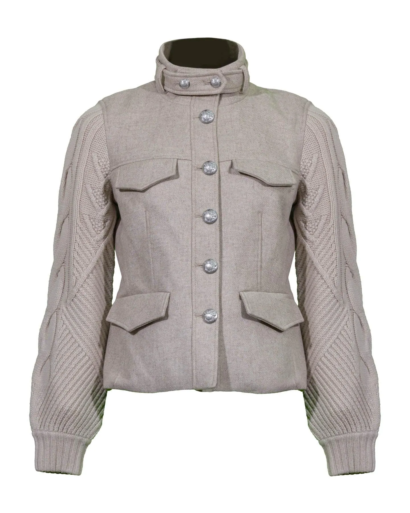 Arshia Mixed Media Jacket