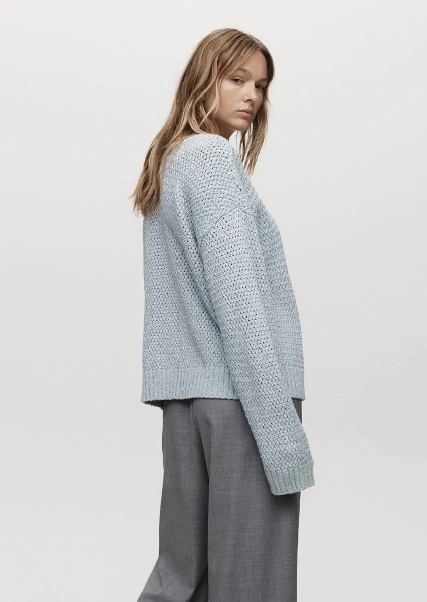 Auguste Jumper Powder Blue Melange