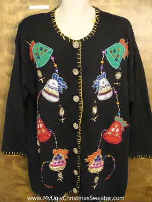 Bell BLING Ugliest Bad Christmas Sweaters