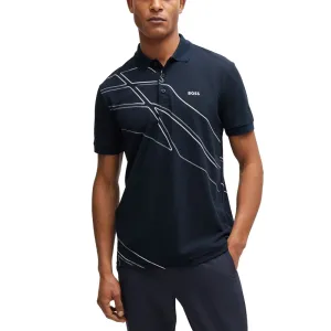 BOSS Paddy 3 Golf Shirt - Dark Blue