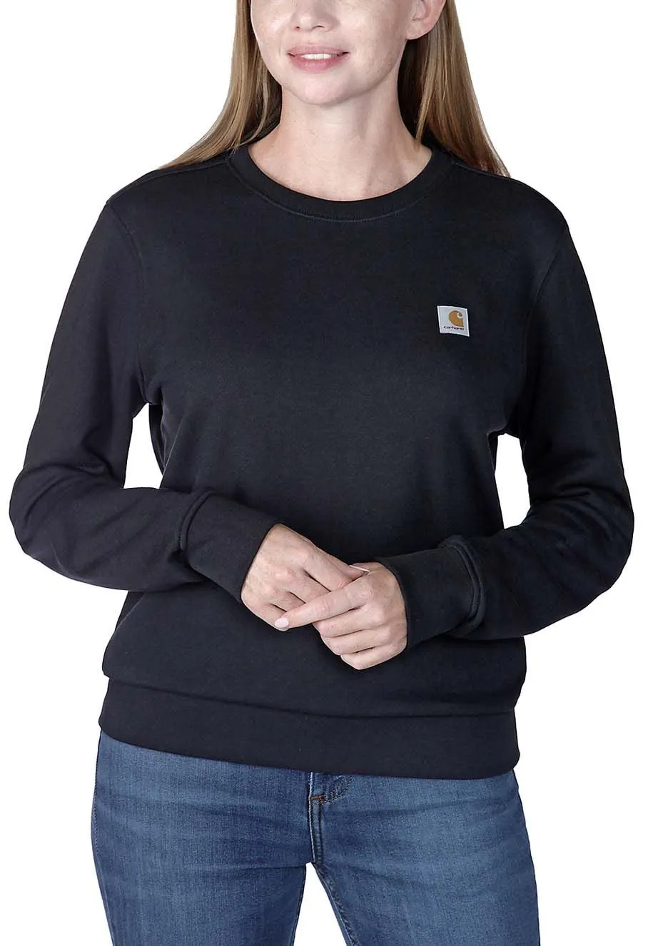 Carhartt&#x20;Sweater&#x20;Crewneck&#x20;French&#x20;Terry&#x20;Women&#x20;106179&#x20;-&#x20;Black