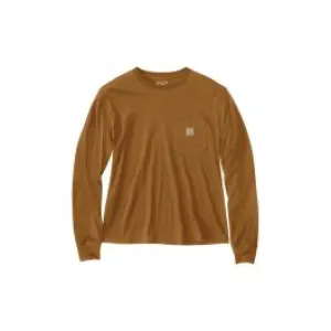 Carhartt&#x20;Work&#x20;T-shirt&#x20;Long&#x20;Sleeve&#x20;Women&#x20;106121&#x20;-&#x20;Brown