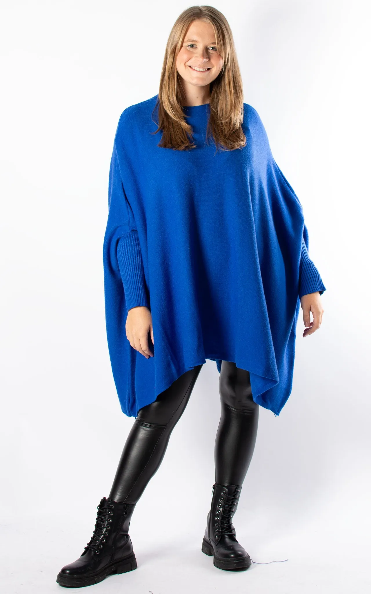 Charlotte Round Neck | Cobalt