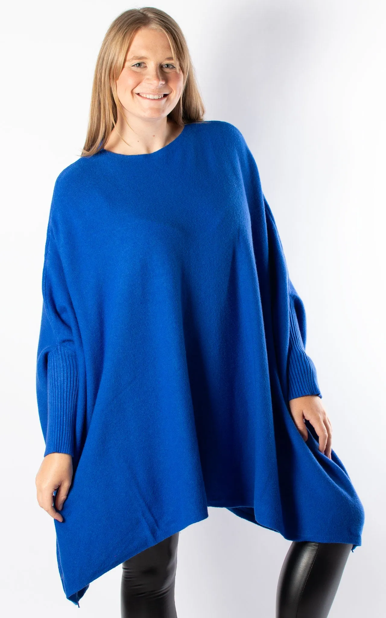 Charlotte Round Neck | Cobalt