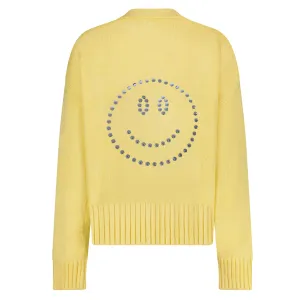 Chunky Grommet Smile Cardigan