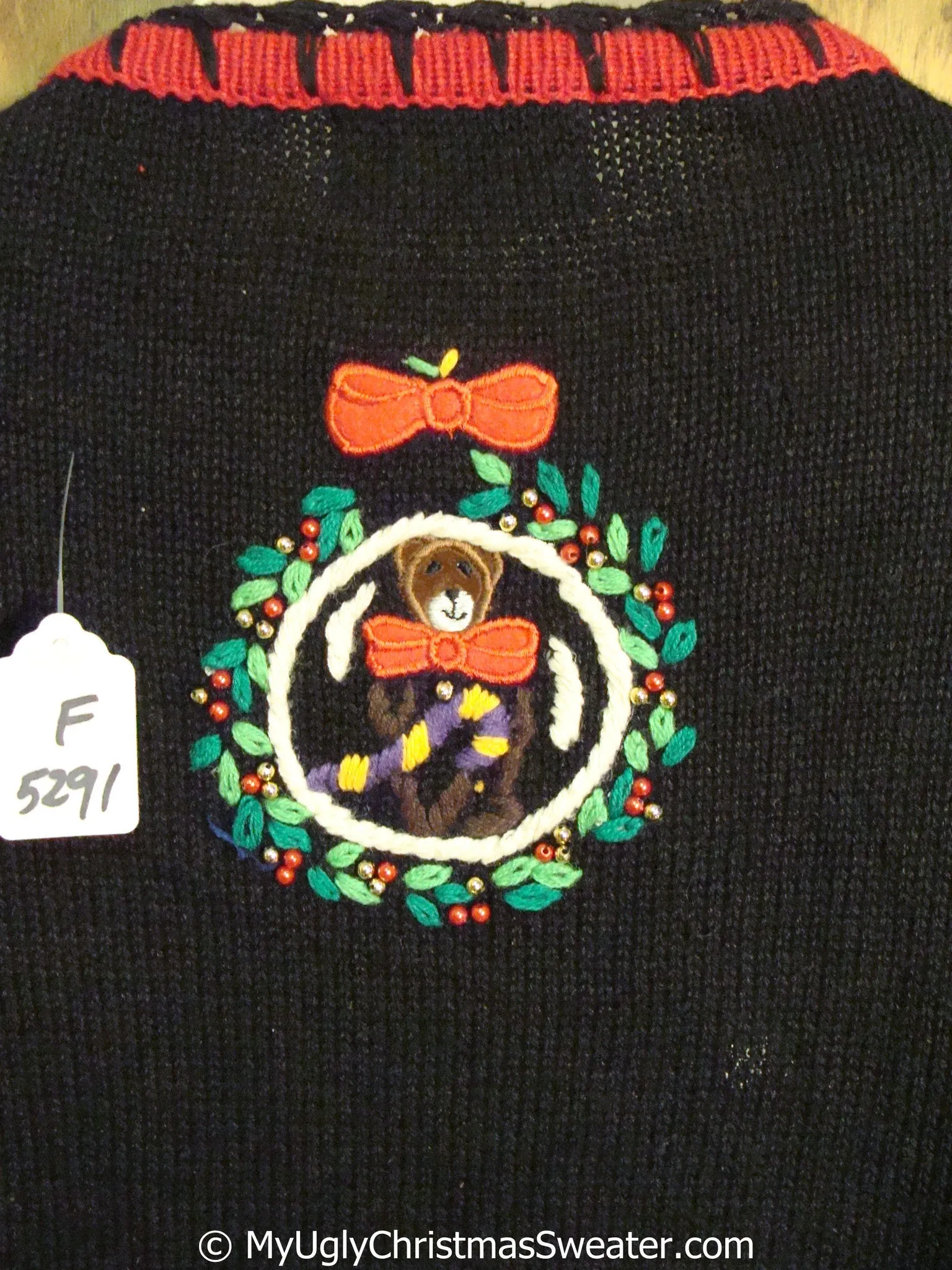 Dangling Bears Funny Ugly Christmas Sweater