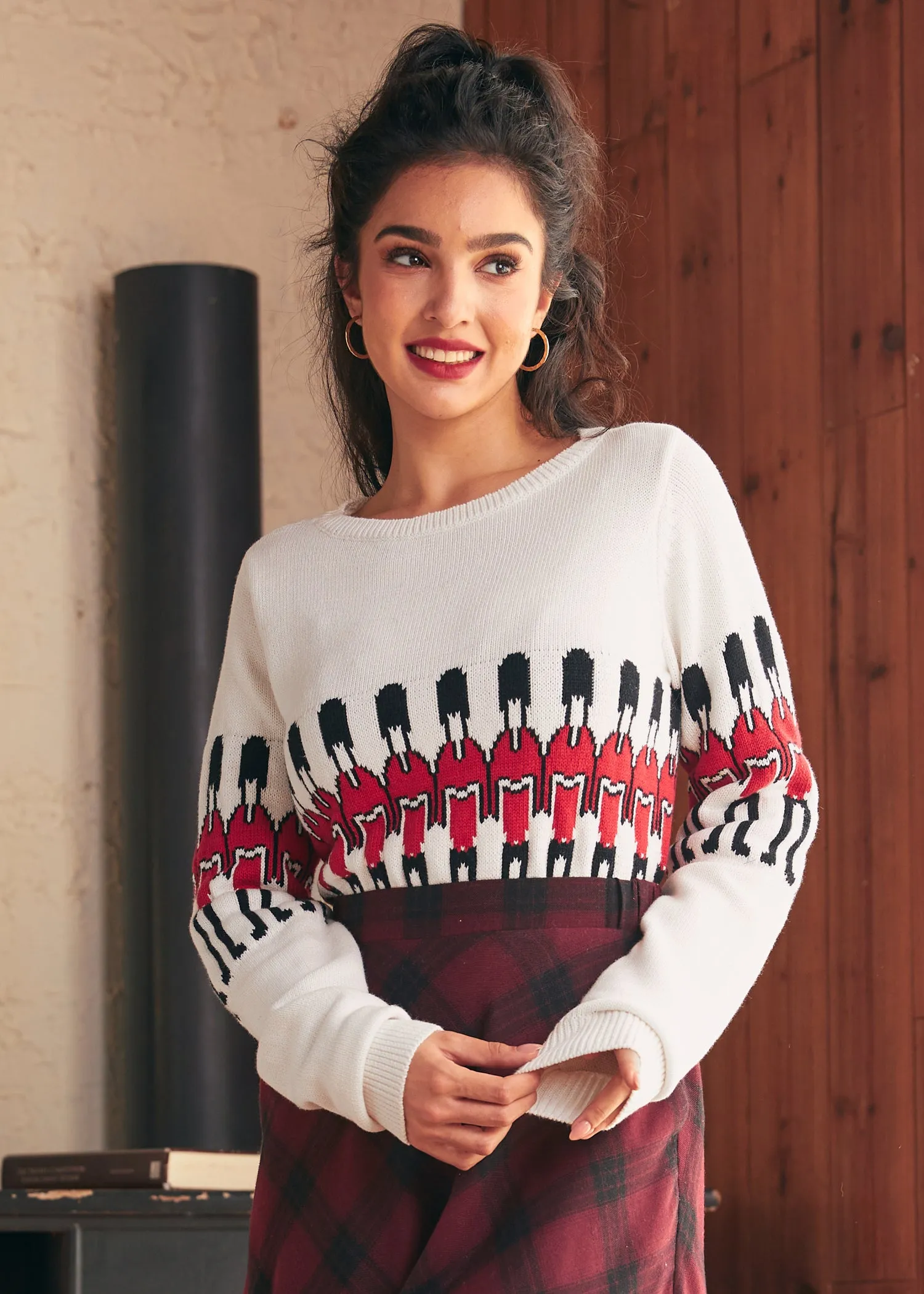 Darling of the Decades Boatneck Pullover