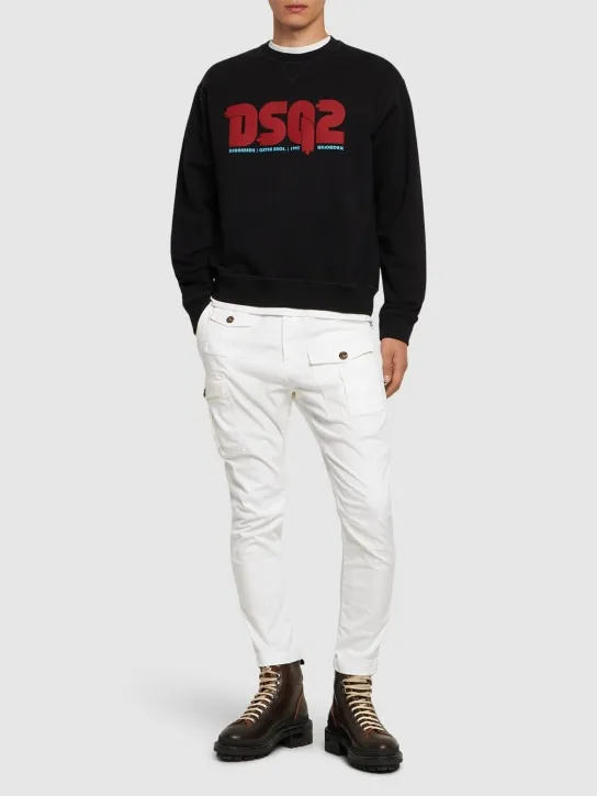 Dsquared2   Cool fit cotton crew sweatshirt 