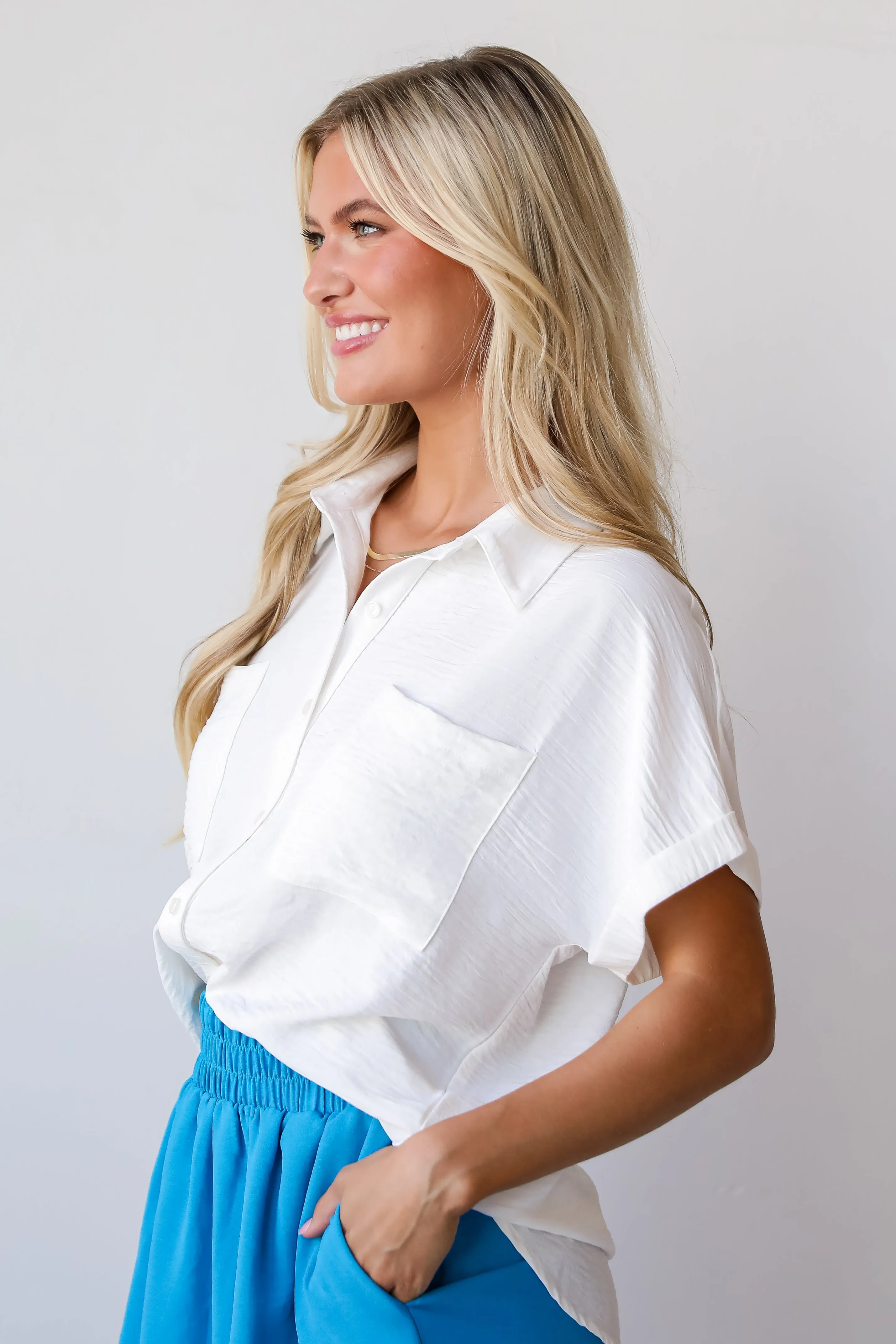 FINAL SALE - Charming Endeavors Blouse - DU DEAL