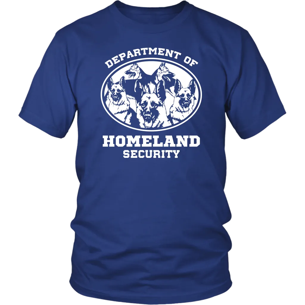 German Shepherd Department of Homeland Security Shirt