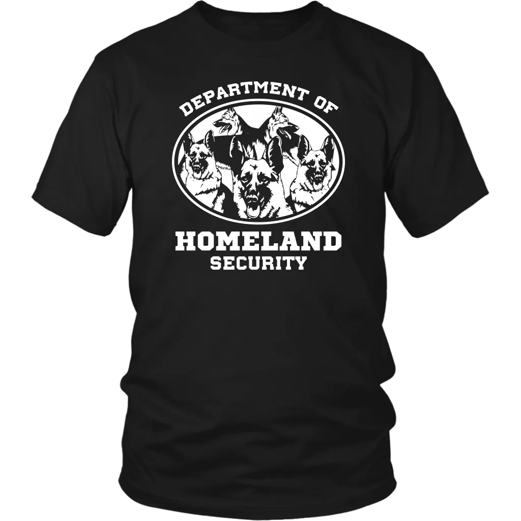 German Shepherd Department of Homeland Security Shirt