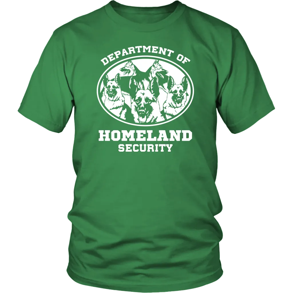 German Shepherd Department of Homeland Security Shirt