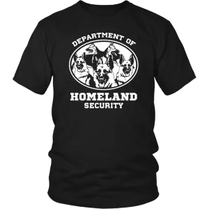 German Shepherd Department of Homeland Security Shirt