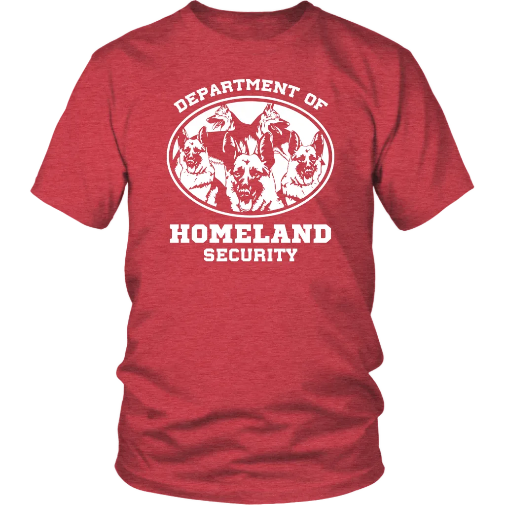 German Shepherd Department of Homeland Security Shirt