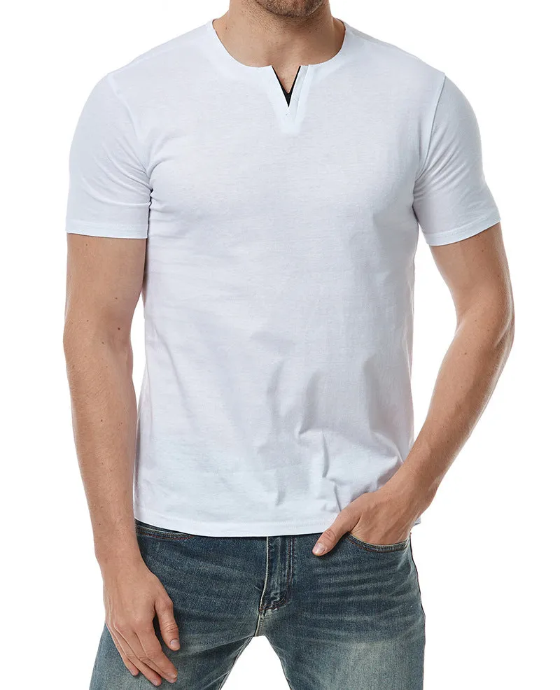 Men Crewneck Short Sleeves T-Shirt