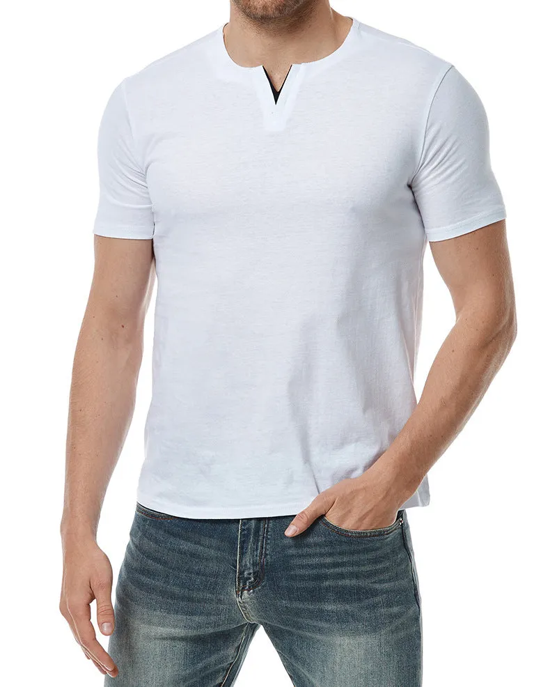 Men Crewneck Short Sleeves T-Shirt