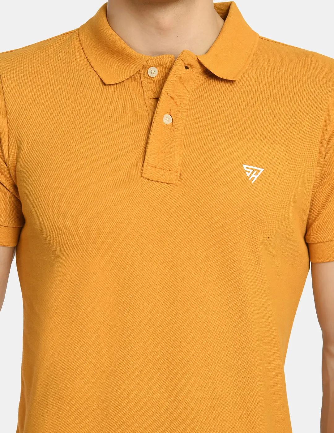 Men's Casual Wear Solid Polo T-Shirt