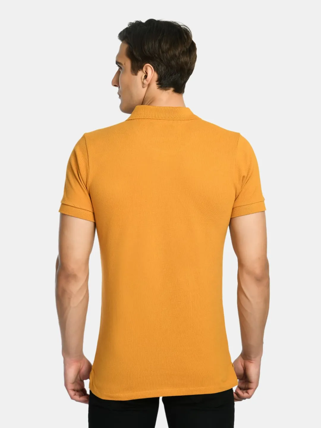 Men's Casual Wear Solid Polo T-Shirt