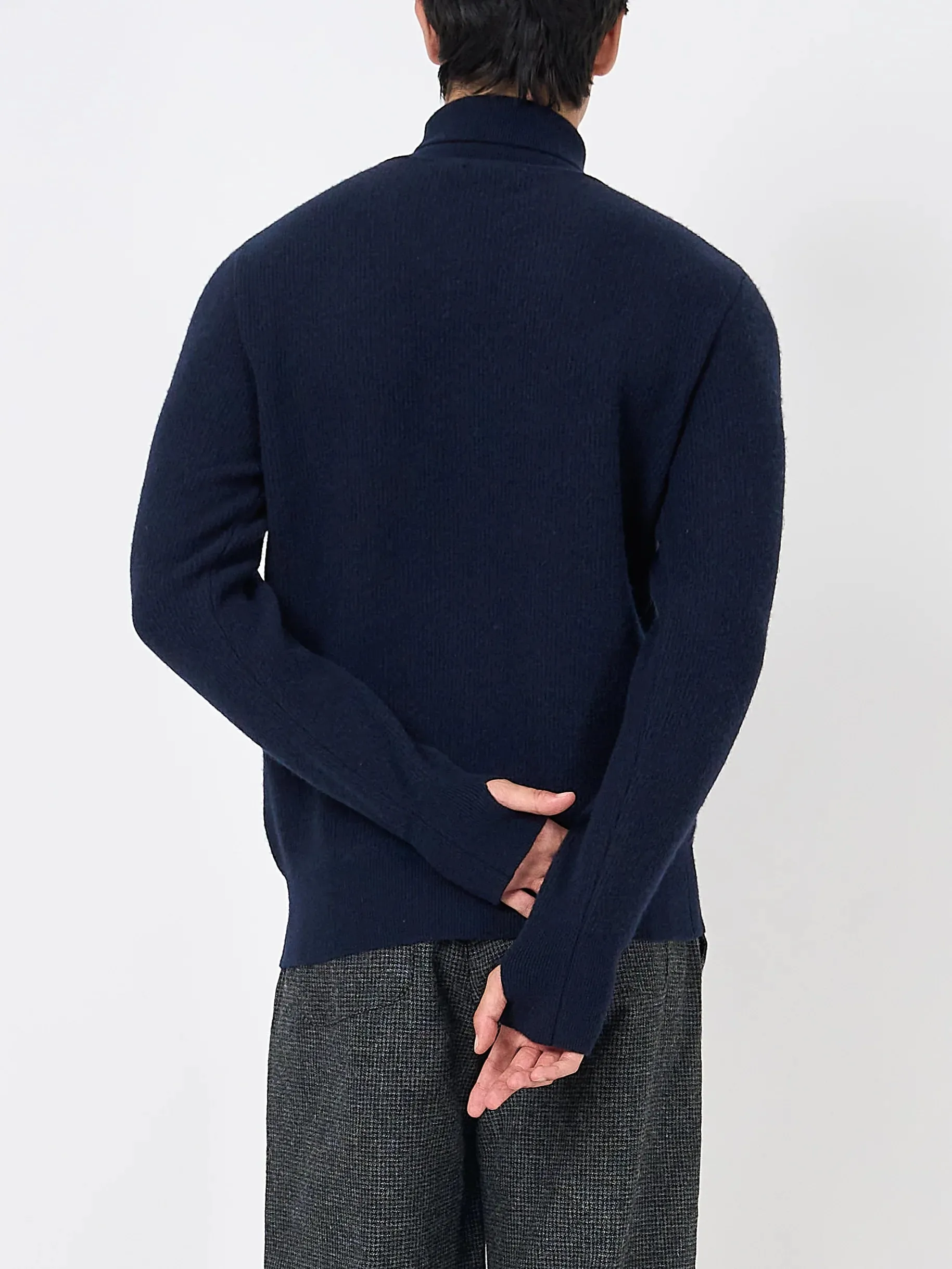 Oliver Spencer Talbot Roll Neck Jumper Hartwell Navy