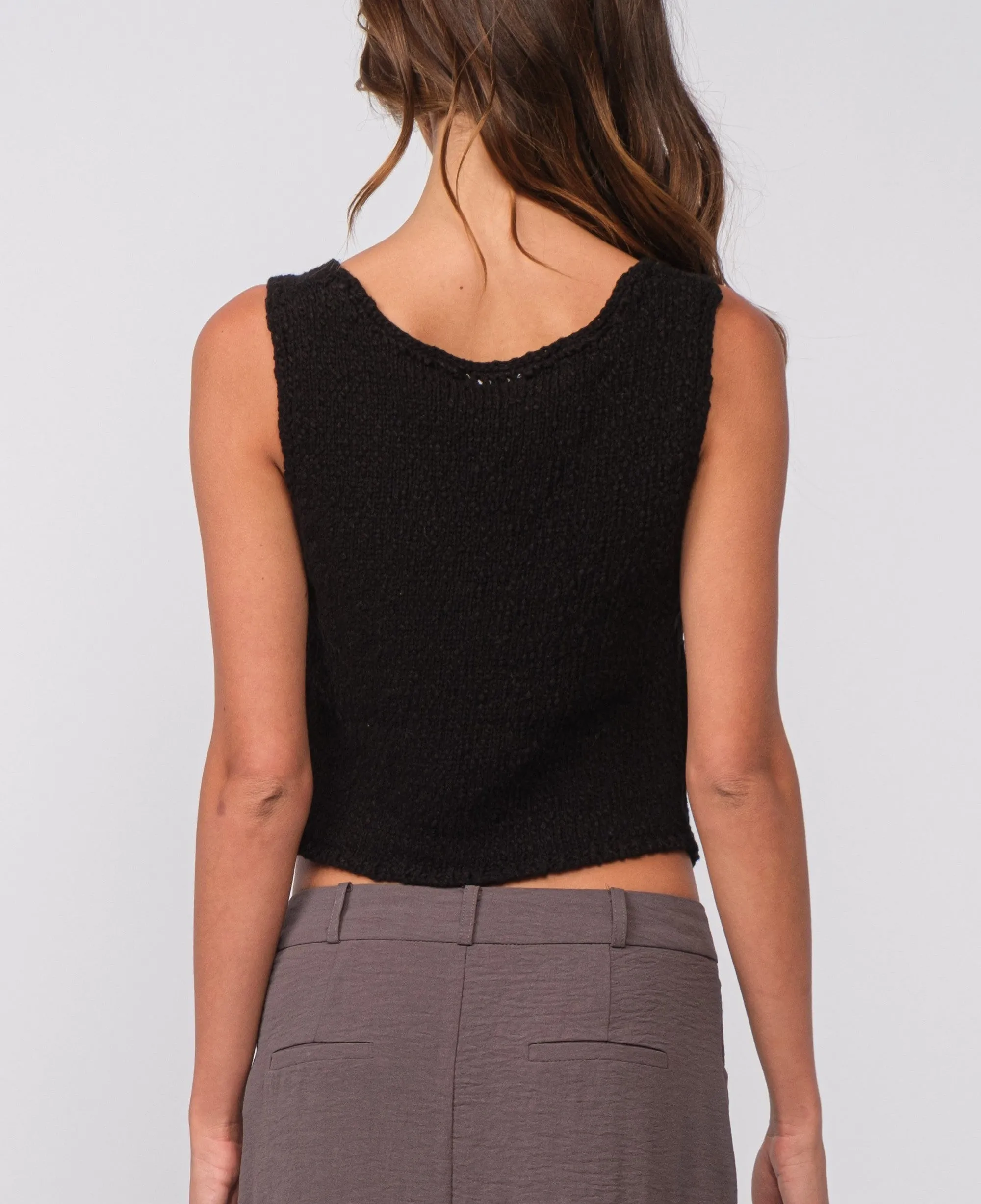 Peyton Open Sweater Tank