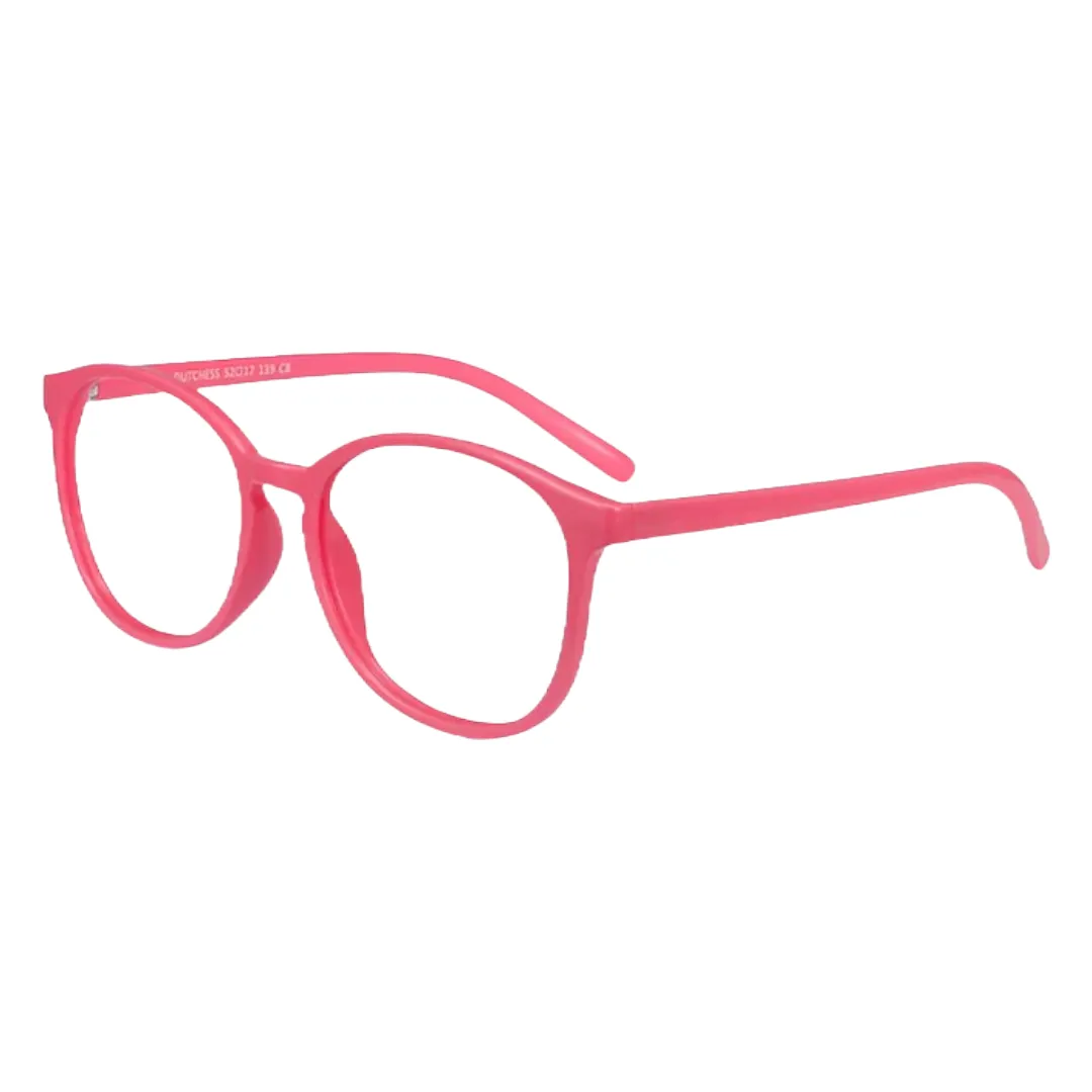 Pink Round Eyeglasses – Stylish, Lightweight, and Comfortable