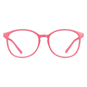 Pink Round Eyeglasses – Stylish, Lightweight, and Comfortable