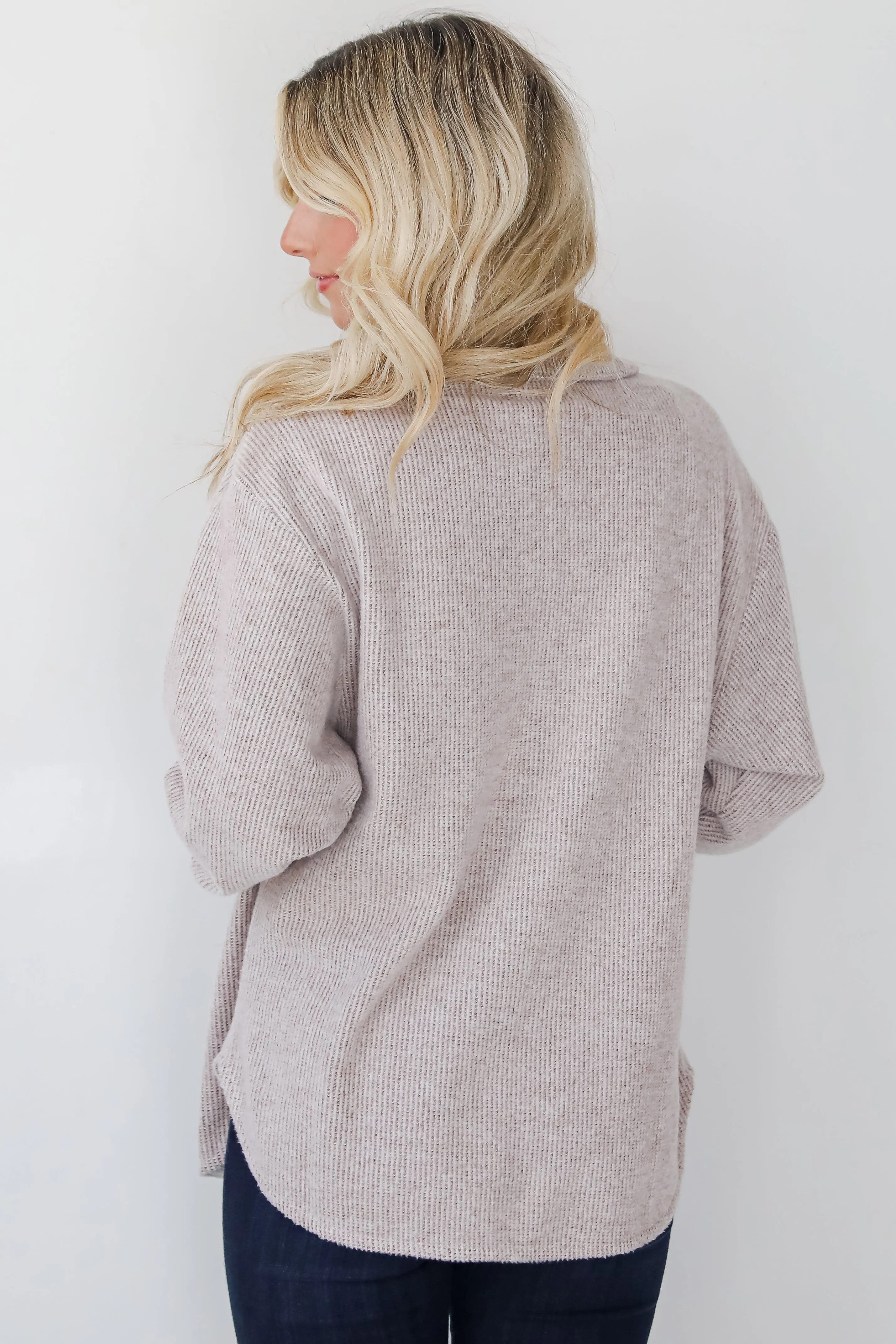 Posh Outcome Soft Knit Shacket - DOORBUSTER