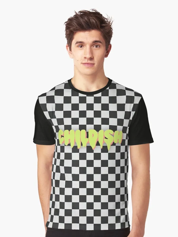 "Childish" TGFbro Graphic T-Shirt (B&W Design)