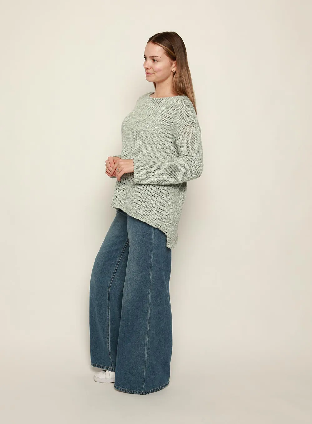 Ramona Knit Jumper-MINT