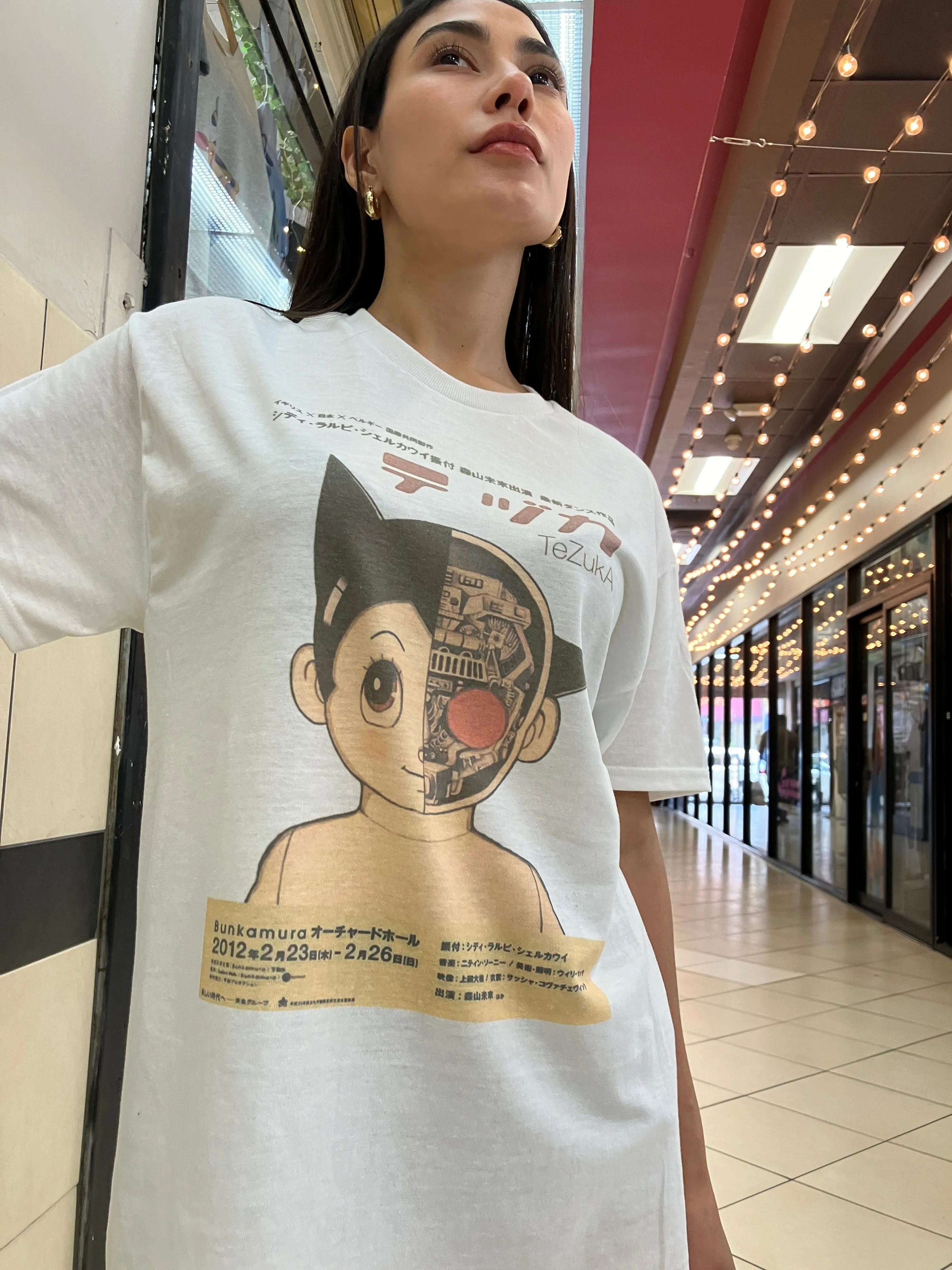 Retro Japanese Mighty Atom Anatomy Graphic T-shirt