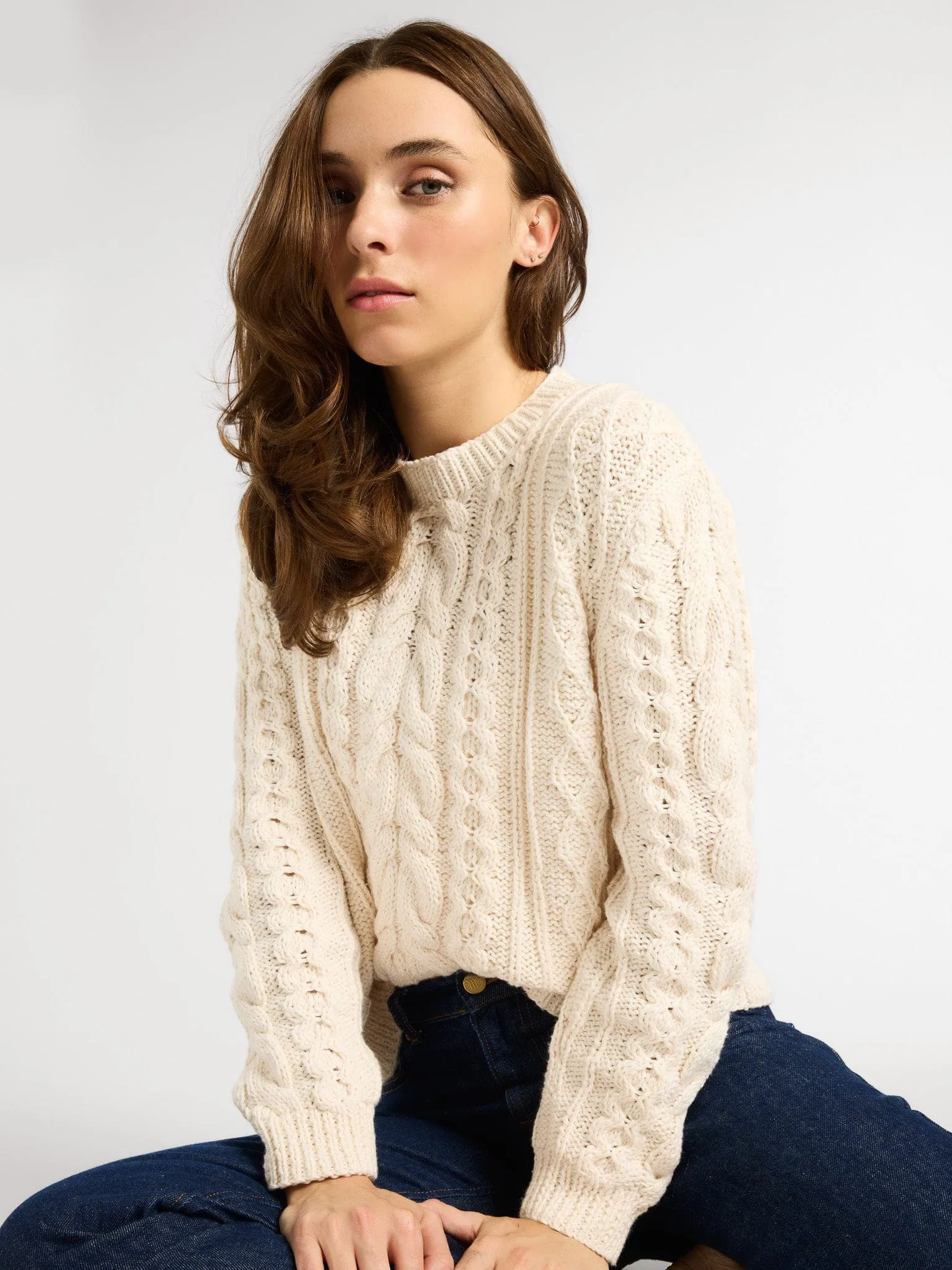 Rory Pullover in Ivory