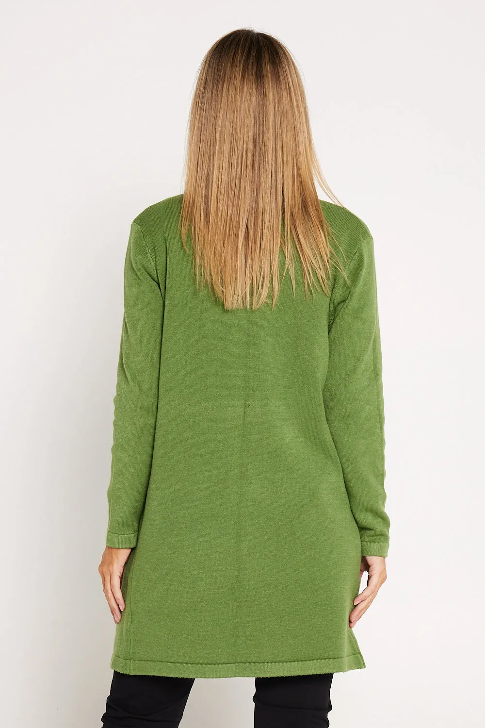 Salima Knit Cardigan - Apple Green