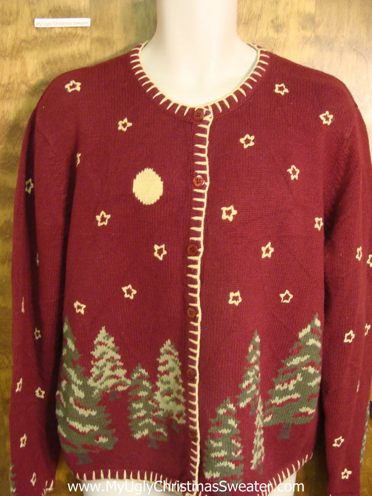 Starry Night Bad Christmas Sweater