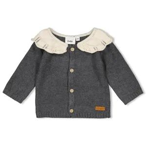 STAY MAGICAL - Organic Cotton Classic Eyelet Collar Cardigan