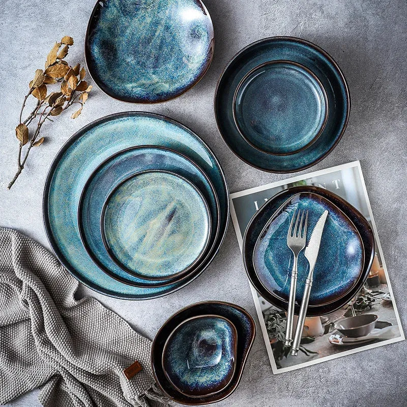 Stylish Kiln Glazed Tableware Set