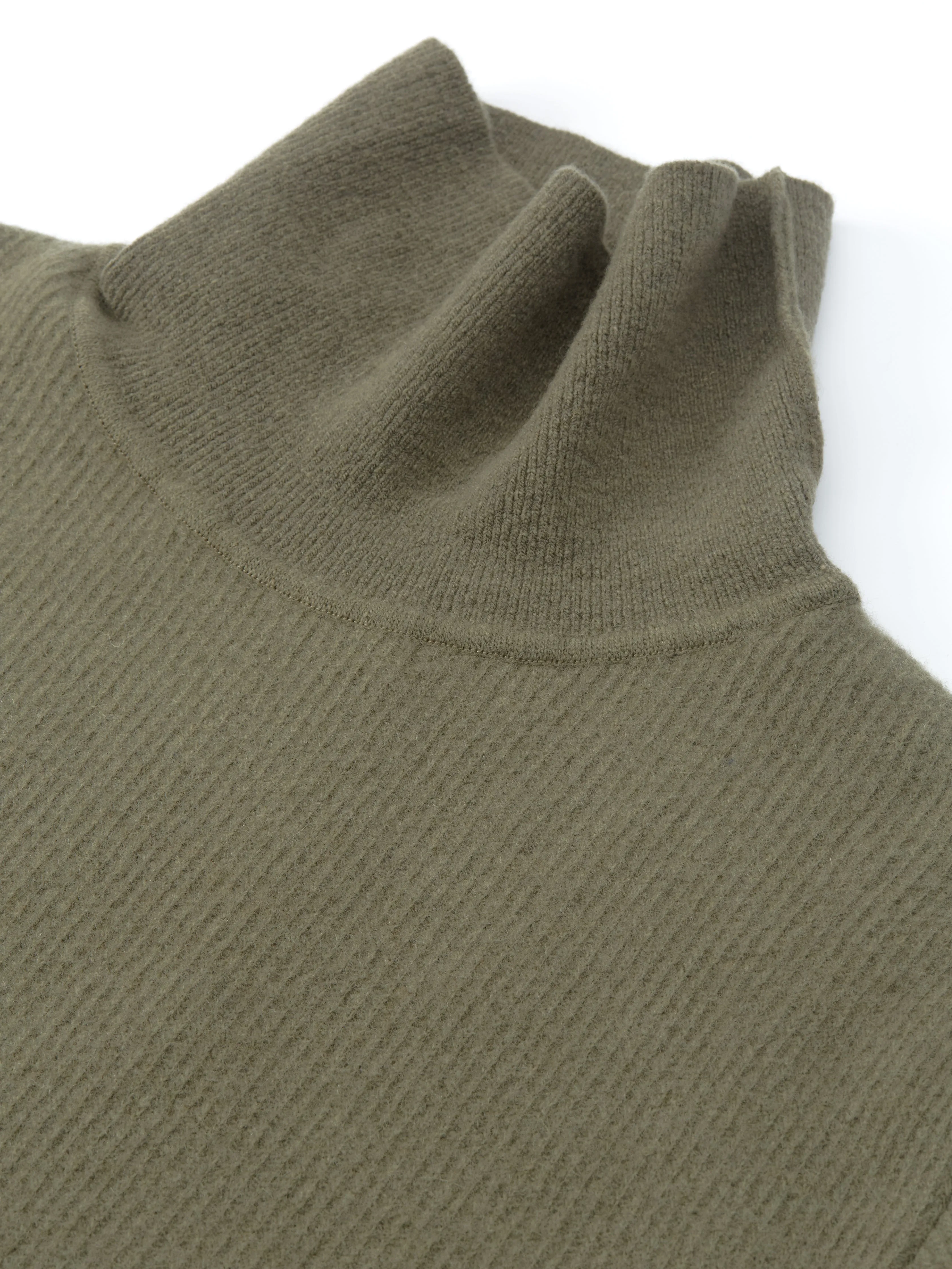 Talbot Roll Neck Jumper Hartwell Sage Green