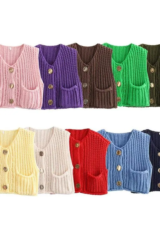 The Madison Knit Sweater Vest