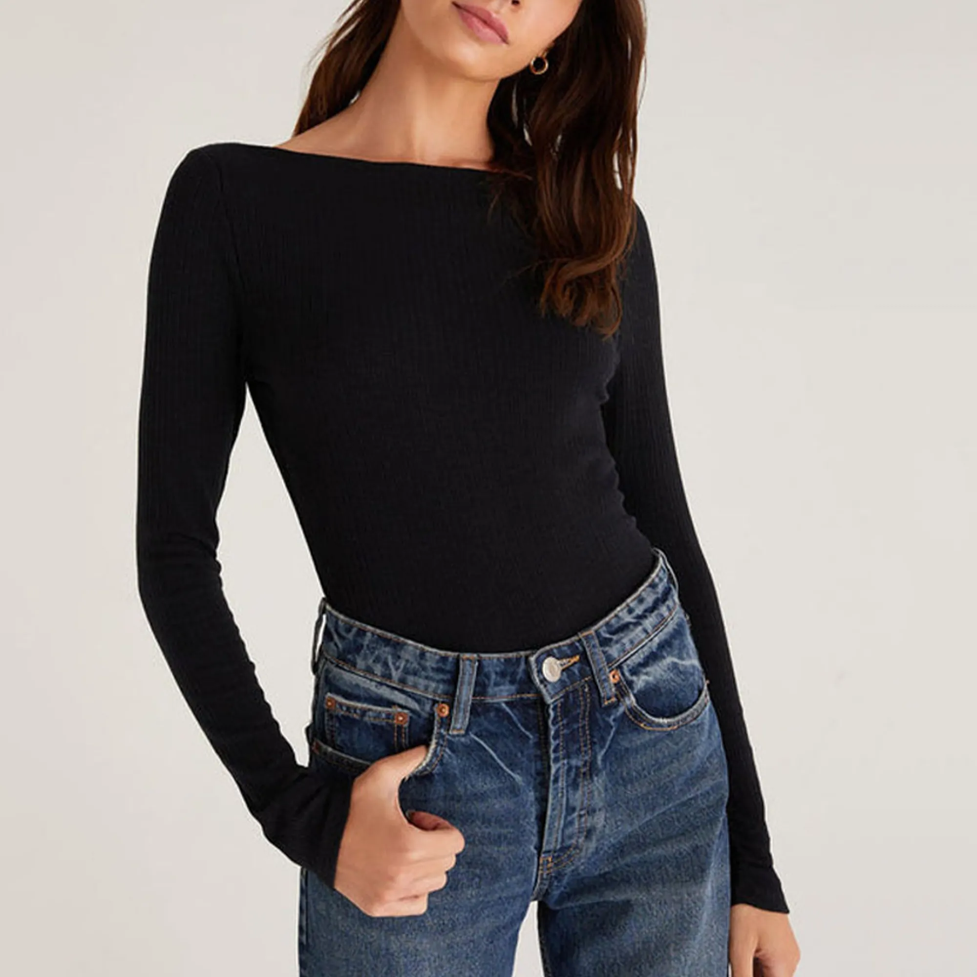 Z Supply Clara Rib Top